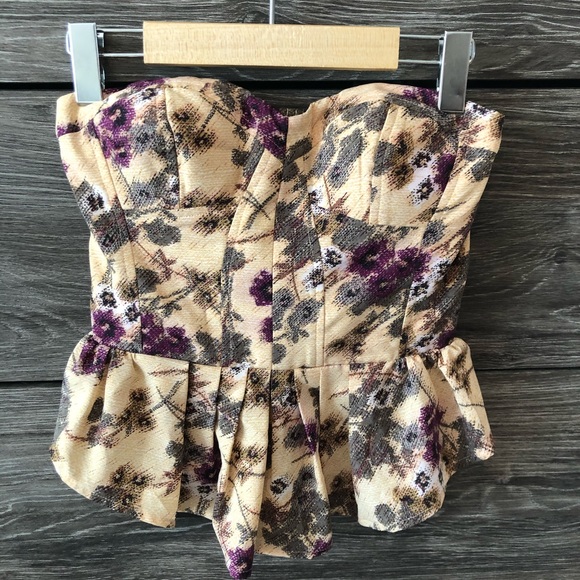 Jessica Simpson Tops - Jessica Simpson bustier crop top